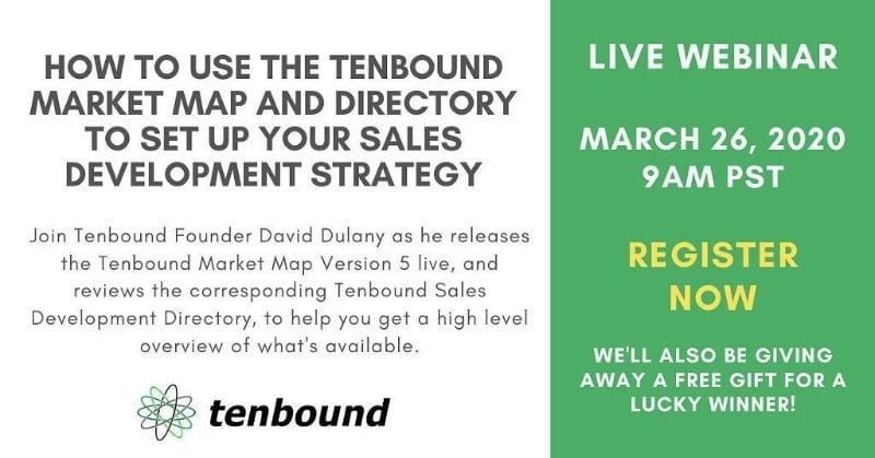 How To Use The Tenbound Market Map And Directory To Set Up Your Sales Development Strategy