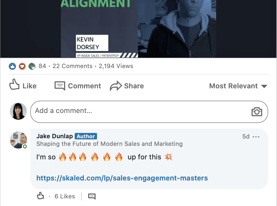 linkedin communication - link in comments