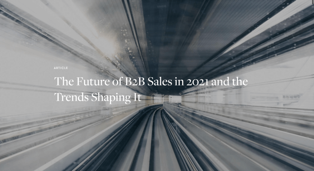 future b2b sales