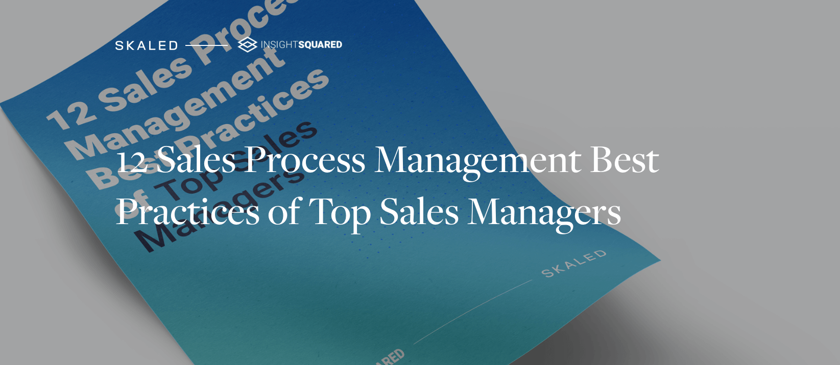 sales process management best practices