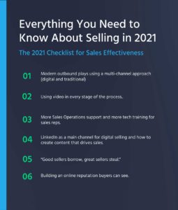 2021 sales checklist 