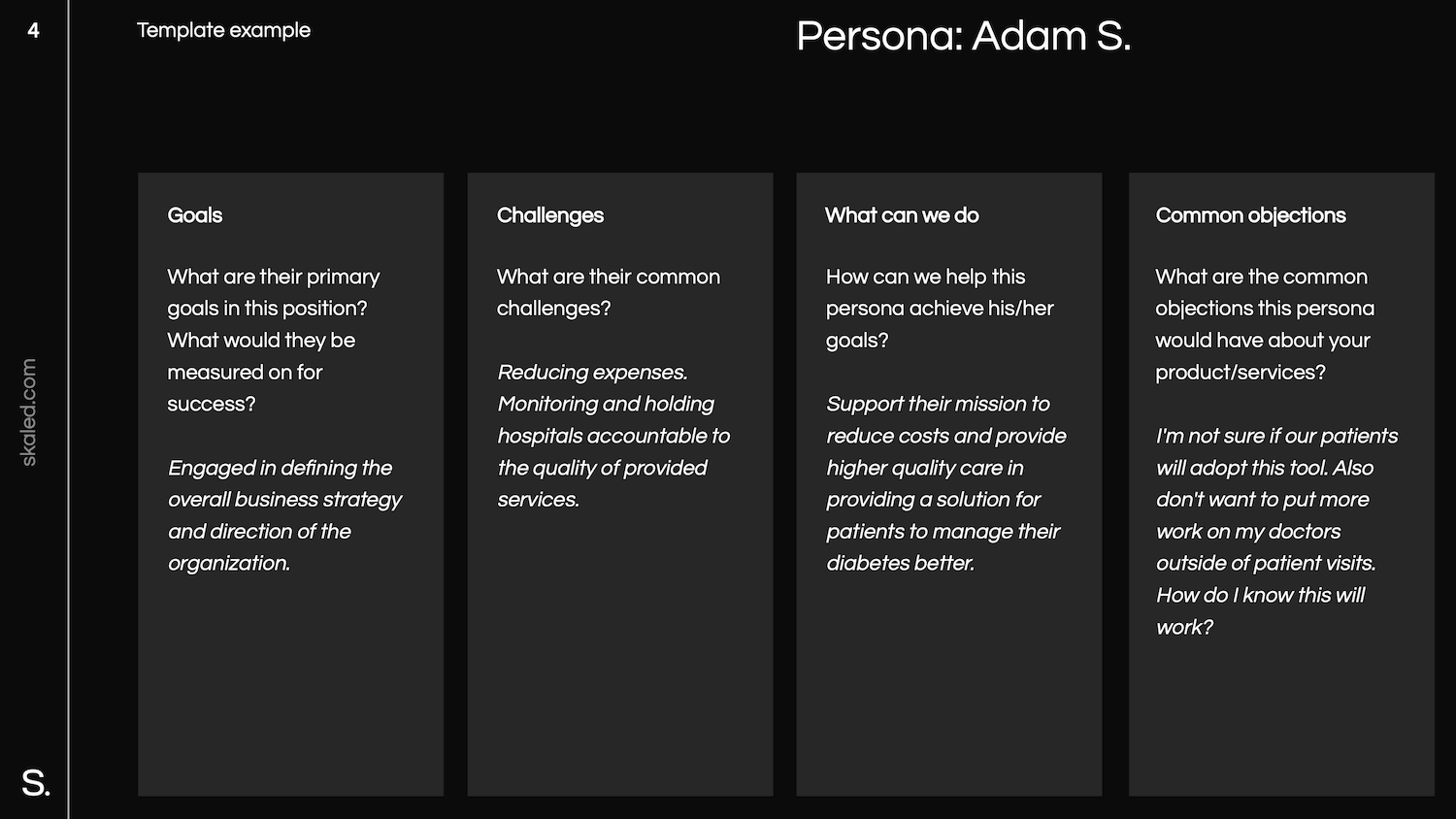 buyer persona example