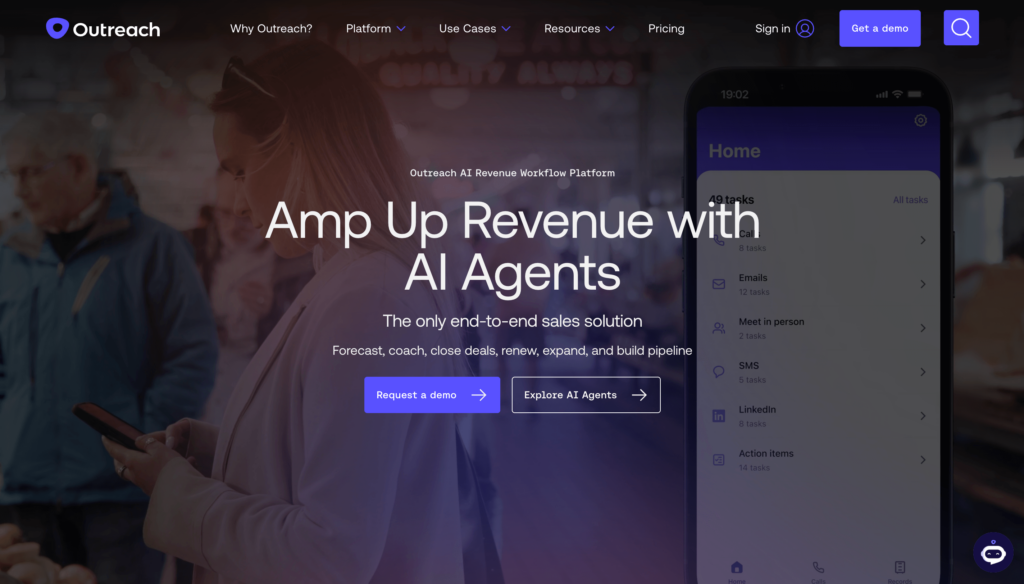 Outreach sdr ai sales engagement