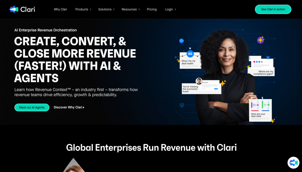clari ai for sales managers