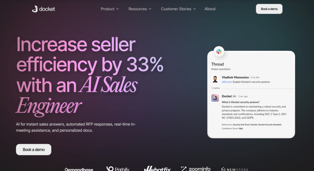 docket ai for sales