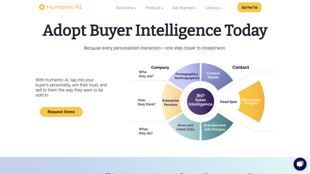 humantic ai tools for sales reps